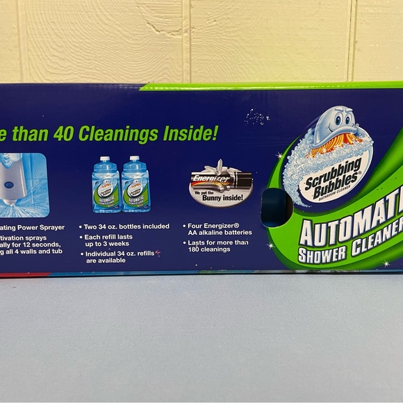 Scrubbing Bubbles Automatic Shower Cleaner + Extra 34oz Bottle of Solution - Picture 4 of 6